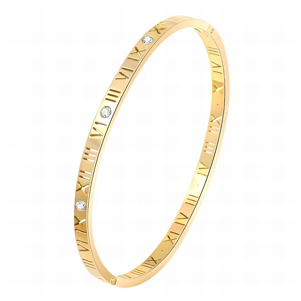 18K GOLD PLATED STAINLESS STEEL BRACELET, INTENSITY